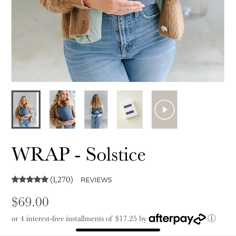 NWOT Solly baby wrap